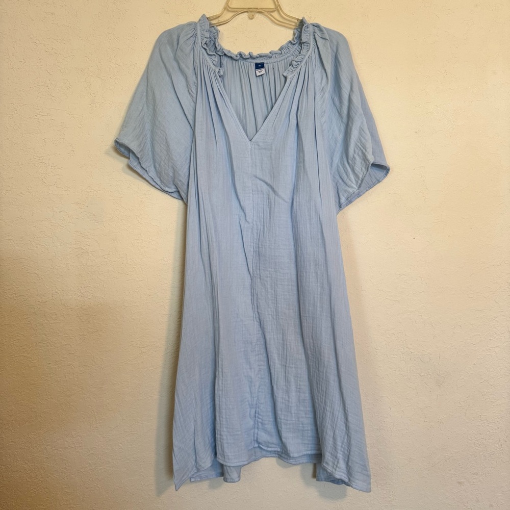 Old Navy Gauze Light Blue Dress